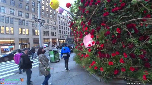 NYC streamer scares a tourist