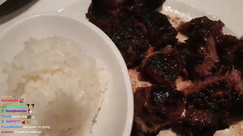 Hachu orders expensive steak