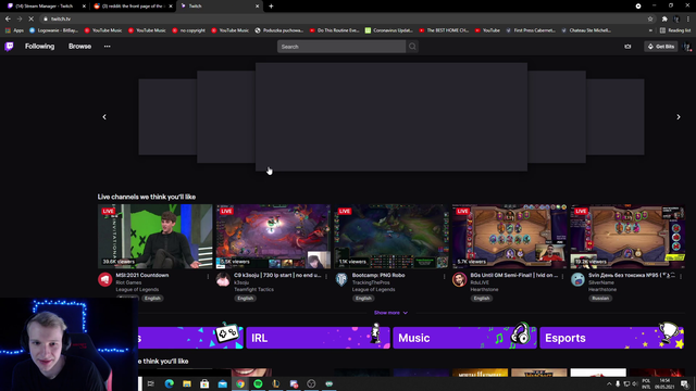 Jankos proves he never watches Just Chatting streams by showing his recommended channels