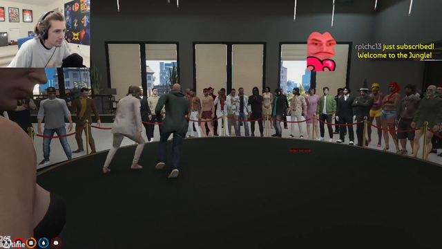 Claire gets tossed during fight