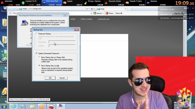 Scammer Tries to Syskey Kitboga's Computer