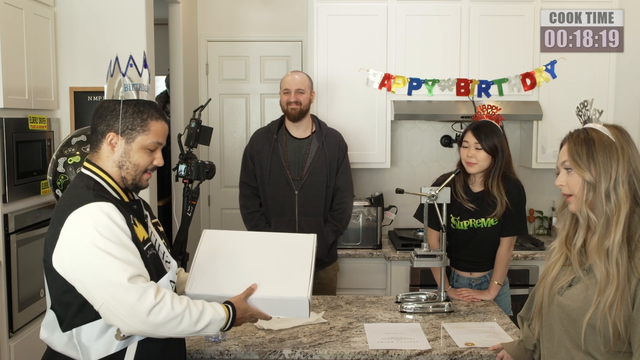 Nick gets a birthday present
