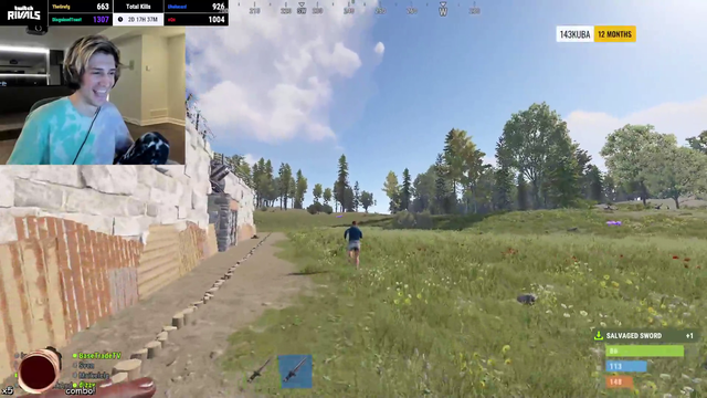 xqc finds an upcoming artist in rust rivals