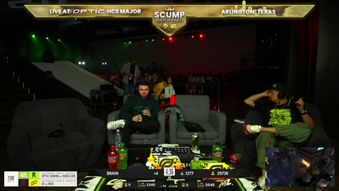 Scump - OpTic Hecz checks someone trying to sneak backstage.