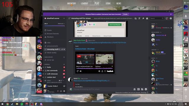 ohnePixel checks if a small streamer is live