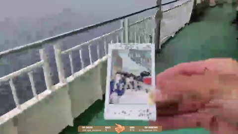 A wholesome Japanese family Hitch stayed with gave him a cute polaroid