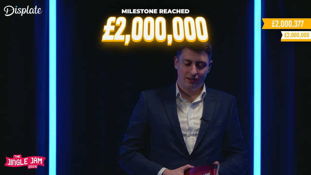 The Yogscast hit 2 million GBP on day 9 of Jingle Jam 2024 