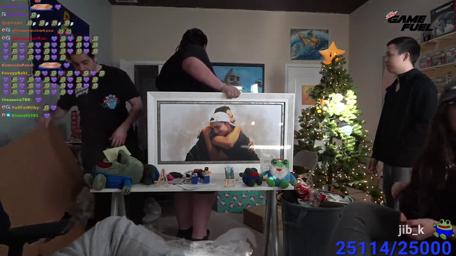 Mizkif gets a painting of him and Reckful