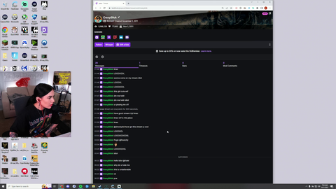 slick using mizkif's account to approach girls on twitch