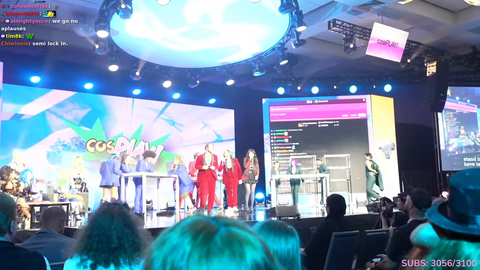Emiru gets a standing ovation at her Cosplay Gameshow [Arky]