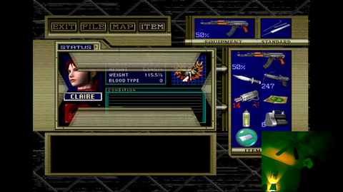 Aris outwits a Resident Evil puzzle.