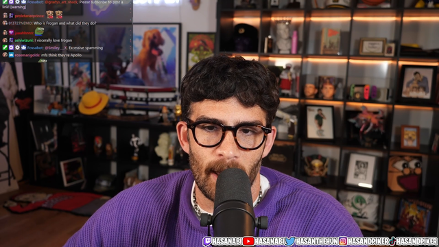 Hasan calls out Asmon and xQc for attacking Frogan