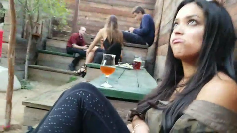 Geisha uses her powers to turn on the lights