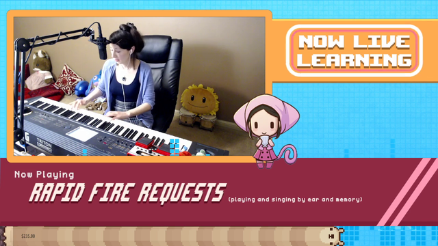 Video game composer supershigi live learns 'Mad World' in minutes, then arranges it into a happy song from a chat request