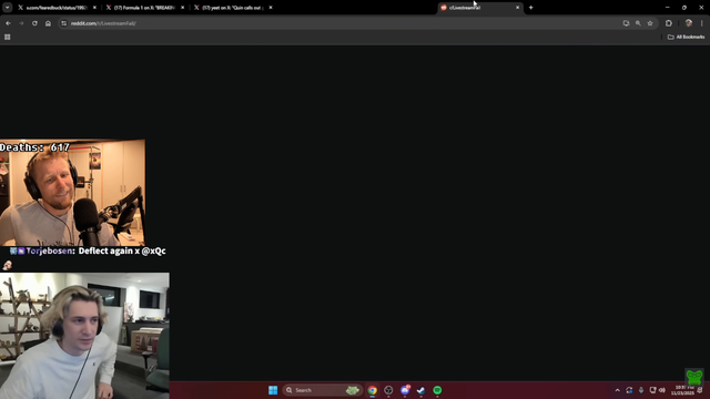 Quin on XQC promoting gamba
