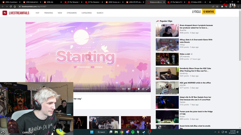 Racist crying and blaming xqc for the consequences of her actions LMAO