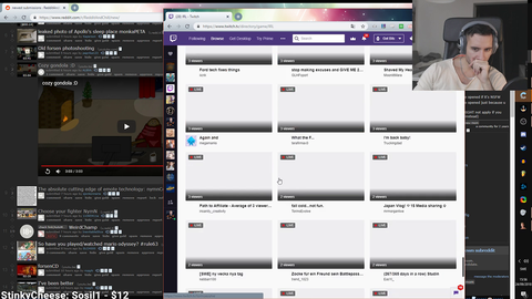 Nymn finds an interesting stream in the IRL section