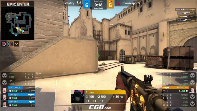 FROZEN ABSOLUTELY INSANE 1V3 CLUTCH