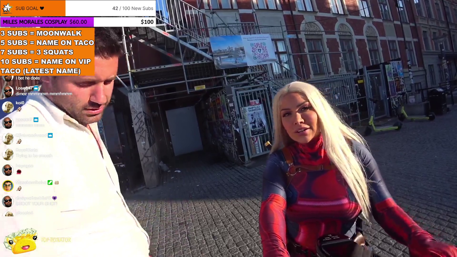 Passerby tries to pick up IvySky