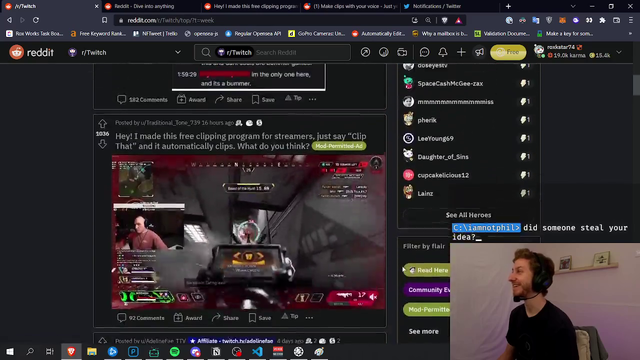 Programmer launches free tool on /r/twitch, someone else launches same tool 4 days later