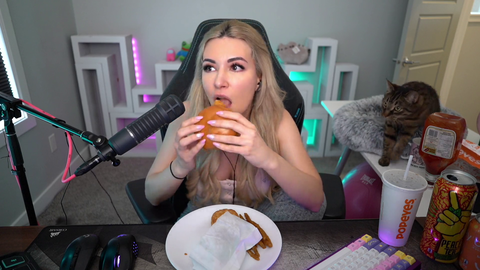 Alinity gets attacked for her chicken sandwich
