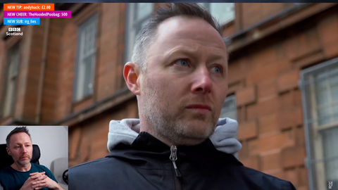 Limmy tries to watch a sketch from his new TV show