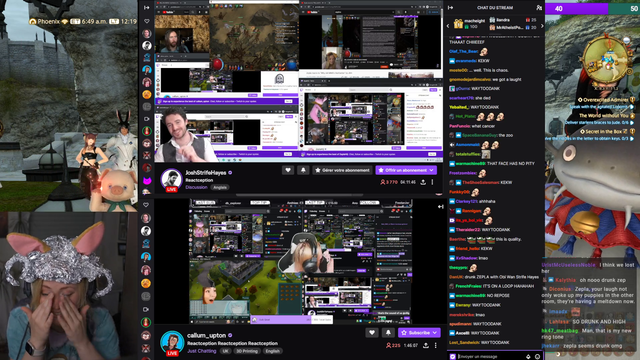 Zepla loses it during reactception.