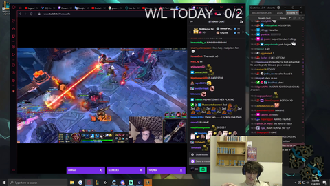 League of Legends streamer has his priorities straight