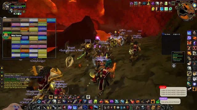 Sentient potato is in awe at the majesty of Ragnaros' lair.