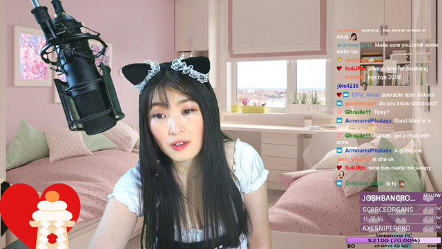 Drunk Japanese maid forgets how to count