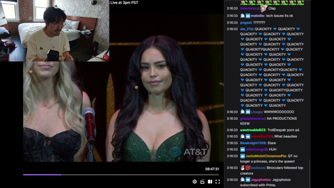 Charming Jo explains how he vomited before performing at the Streamer Awards