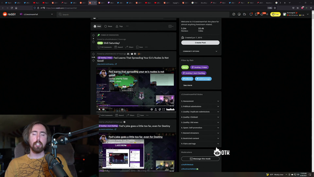 Asmongold goes all out on people on LSF who have hate boner for Fed and calls out mods of LSF