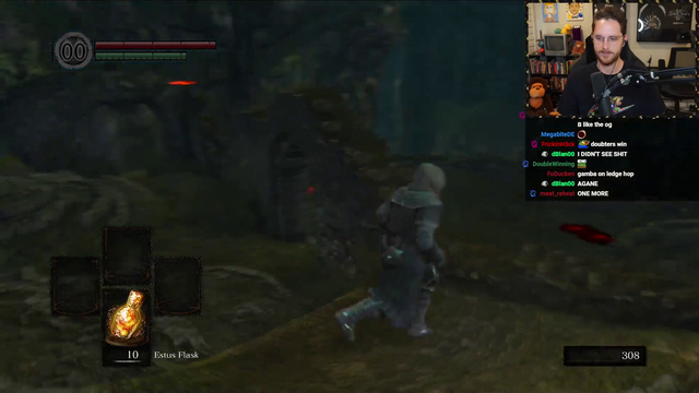 Stanz reaches the bloodstain after 30 minutes of parkour