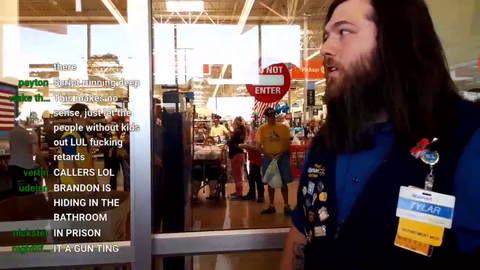 The Walmart that the RV visited is currently on lockdown due to a missing child