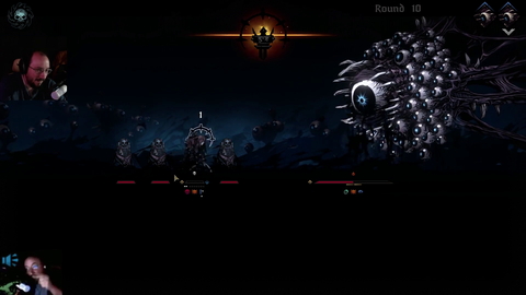 Moon having a great time in darkest dungeon