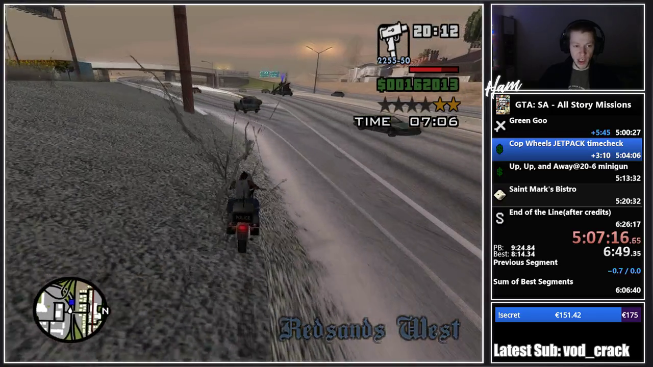 Speedrunner with an unfortunate softlock.