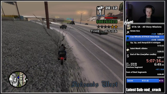 Speedrunner with an unfortunate softlock.