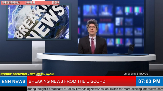 Streamer gets exposed by his producer while trying to report the news