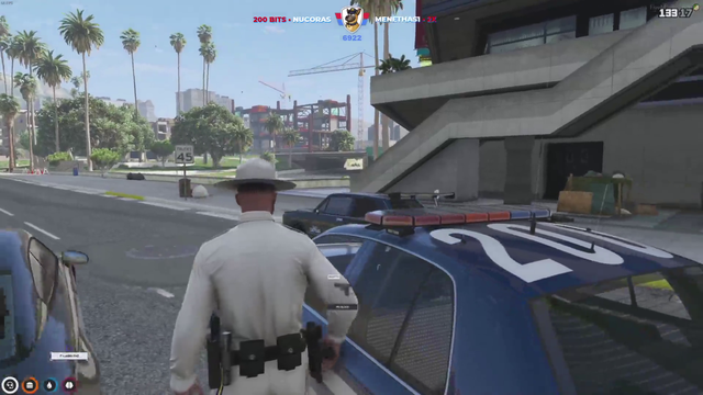 Trooper Andrews pulls over a clown car