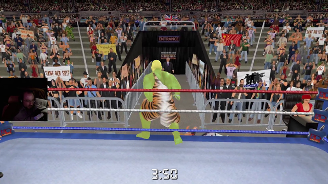 The Zit exits the ring triumphantly