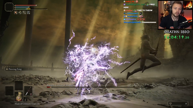 Elajjaz beats Elden Ring DLC with lvl 1 character and no Scadutree tree upgrades