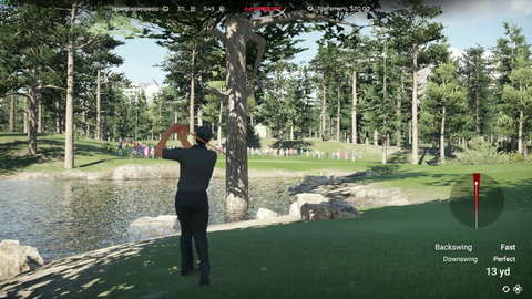 Pro golfing with LIRIK