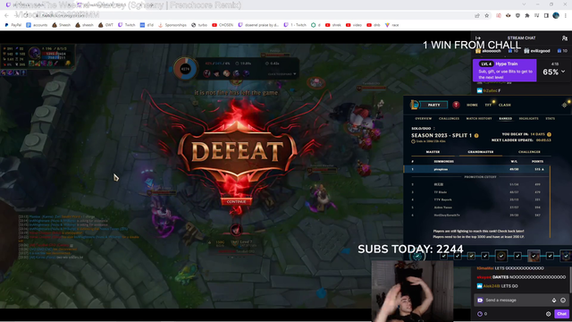 Dantes loses race to TFBlade