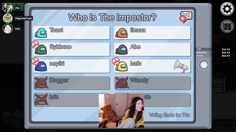 Toast tie vote and win the game