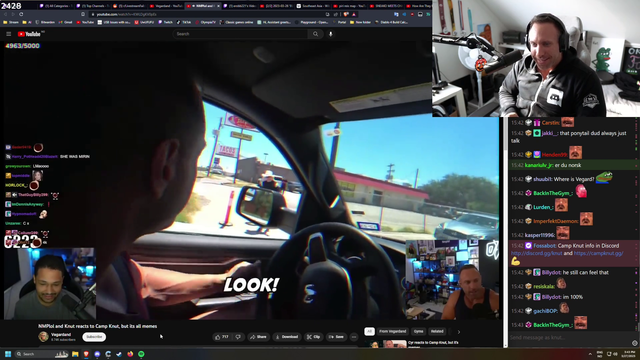 Knut watches an old Camp Knut edit Aware