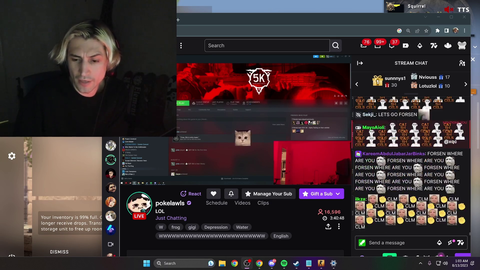 xQc catches Gigi in admitting that she's lying because she feels X is lying.