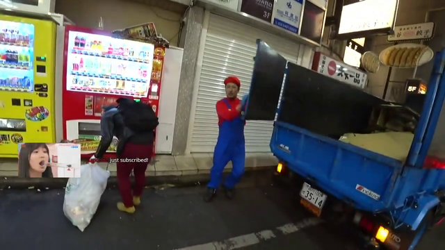 Mario and Luigi cleaning on Halloween
