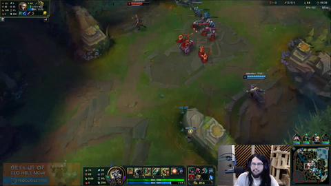 The streamers punish Tryndamere for inventing League
