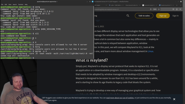 First days on Linux
