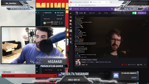 Hasan's take on Destiny's trip